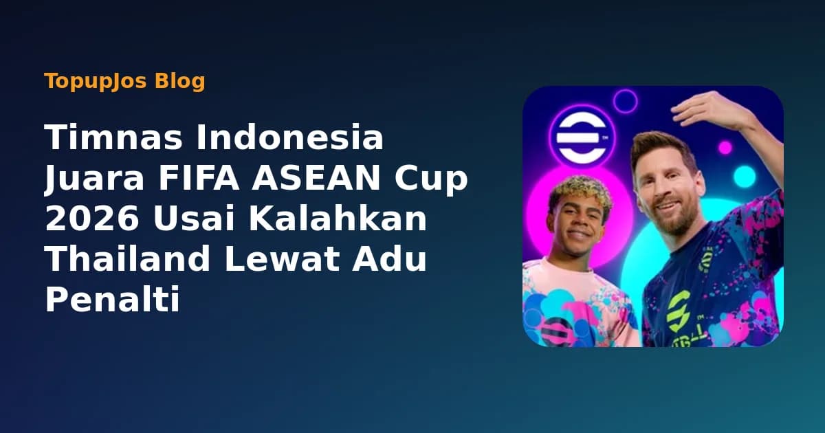 Timnas Indonesia Juara FIFA ASEAN Cup 2026 Usai Kalahkan Thailand Lewat Adu Penalti