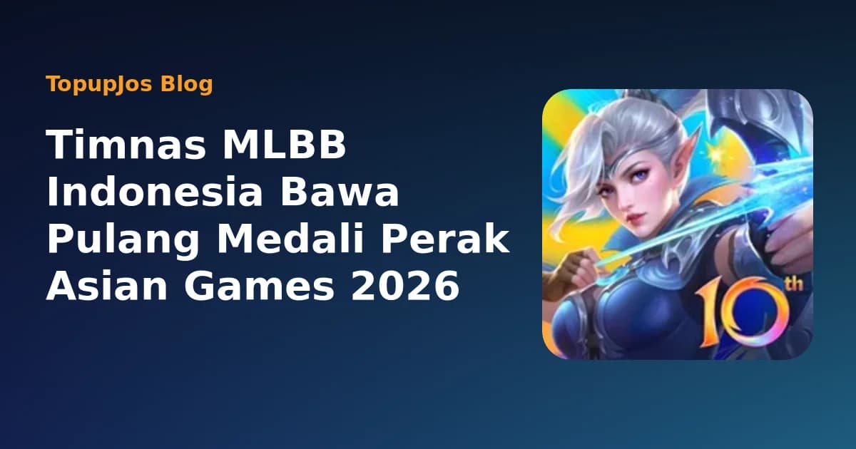 Timnas MLBB Indonesia Bawa Pulang Medali Perak Asian Games 2026